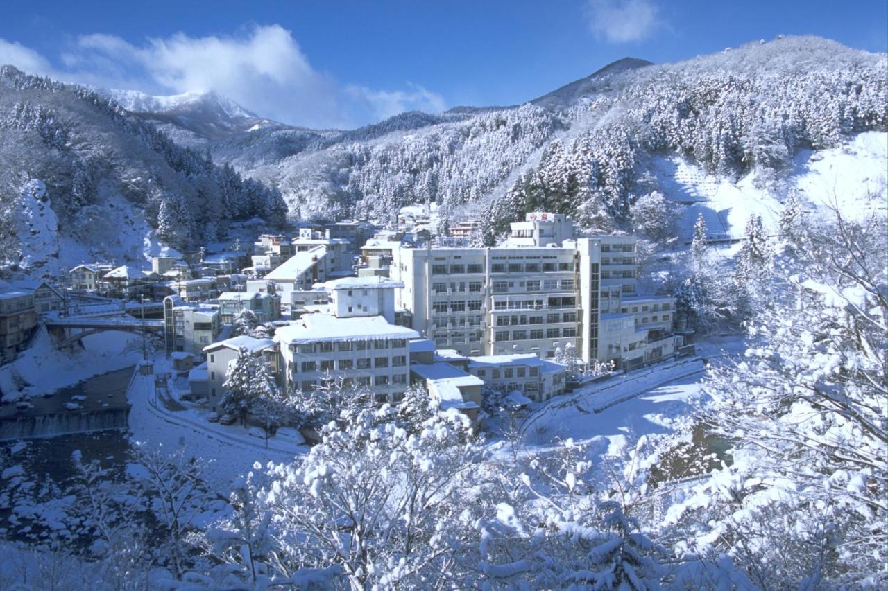 土湯温泉 やすらぎの宿 向瀧旅館 Fukushima  Eksteriør billede
